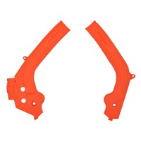 FRAME PROTECTOR KTM/HQV SX/SX-F 16-18, EXC/EXC-F 17-19, TC/FC/TX/FX 16-18, TE/FE 17-19 ORANGE